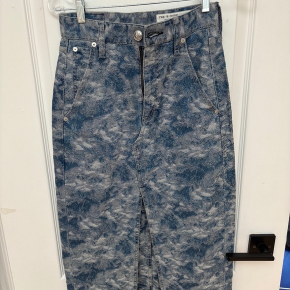 Rag and bone Jean slit skirt - Picture 2 of 2